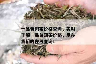 一品普洱茶价格查询，实时了解一品普洱茶价格，尽在我们的在线查询！