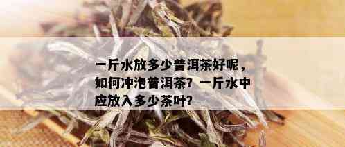 一斤水放多少普洱茶好呢，如何冲泡普洱茶？一斤水中应放入多少茶叶？