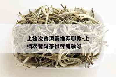 上档次普洱茶推荐哪款-上档次普洱茶推荐哪款好