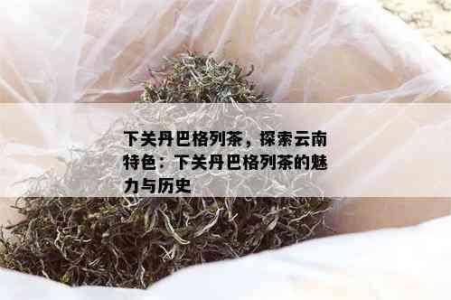 下关丹巴格列茶，探索云南特色：下关丹巴格列茶的魅力与历史