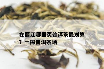 在丽江哪里买普洱茶最划算？一探普洱茶场