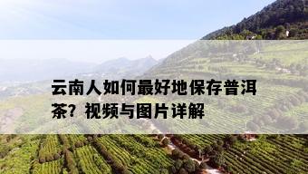 云南人如何更好地保存普洱茶？视频与图片详解