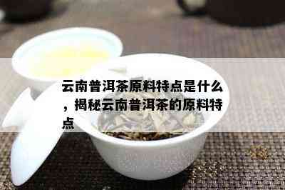 云南普洱茶原料特点是什么，揭秘云南普洱茶的原料特点