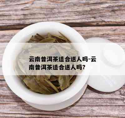 云南普洱茶适合送人吗-云南普洱茶适合送人吗?