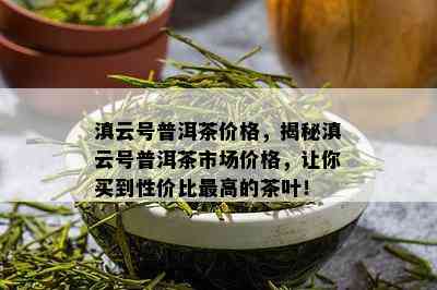 滇云号普洱茶价格，揭秘滇云号普洱茶市场价格，让你买到性价比更高的茶叶！