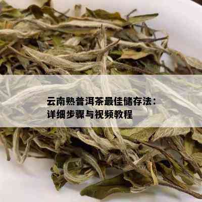 云南熟普洱茶更佳储存法：详细步骤与视频教程