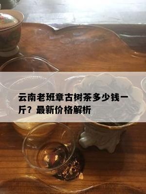 云南老班章古树茶多少钱一斤？最新价格解析