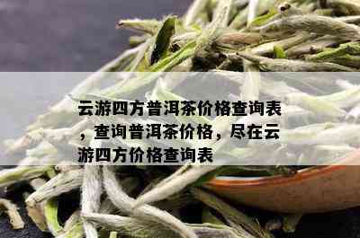 云游四方普洱茶价格查询表，查询普洱茶价格，尽在云游四方价格查询表