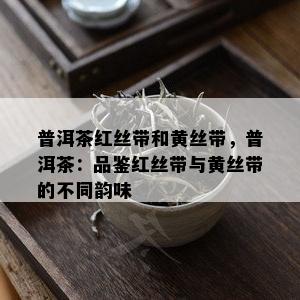 普洱茶红丝带和黄丝带，普洱茶：品鉴红丝带与黄丝带的不同韵味