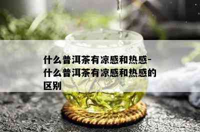 什么普洱茶有凉感和热感-什么普洱茶有凉感和热感的区别