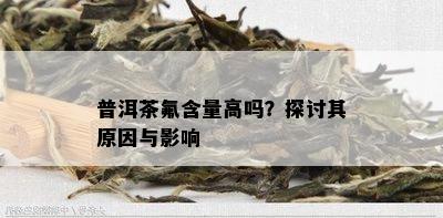 普洱茶氟含量高吗？探讨其原因与影响