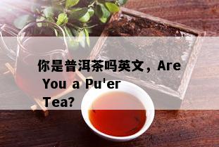 你是普洱茶吗英文，Are You a Pu'er Tea?