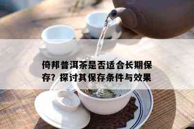 倚邦普洱茶是否适合长期保存？探讨其保存条件与效果