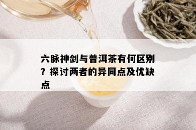 六脉神剑与普洱茶有何区别？探讨两者的异同点及优缺点