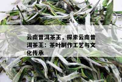 云南普洱茶王，探索云南普洱茶王：茶叶制作工艺与文化传承