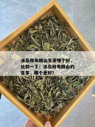 冰岛和布朗山生茶哪个好，比较一下：冰岛和布朗山的生茶，哪个更好？