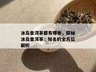 冰岛普洱茶都有哪些，探秘冰岛普洱茶：知名的全方位解析