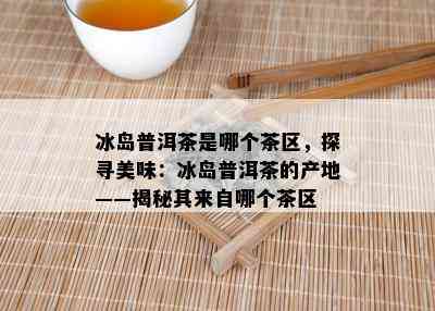 冰岛普洱茶是哪个茶区，探寻美味：冰岛普洱茶的产地——揭秘其来自哪个茶区