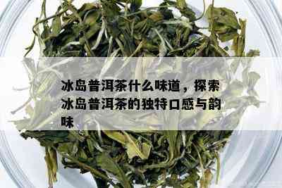 冰岛普洱茶什么味道，探索冰岛普洱茶的独特口感与韵味