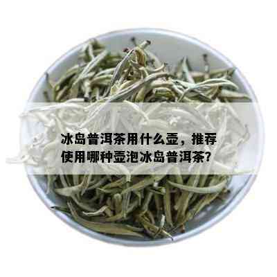 冰岛普洱茶用什么壶，推荐使用哪种壶泡冰岛普洱茶？