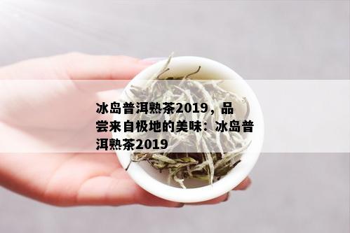 冰岛普洱熟茶2019，品尝来自极地的美味：冰岛普洱熟茶2019