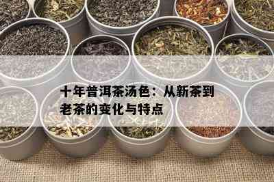 十年普洱茶汤色：从新茶到老茶的变化与特点