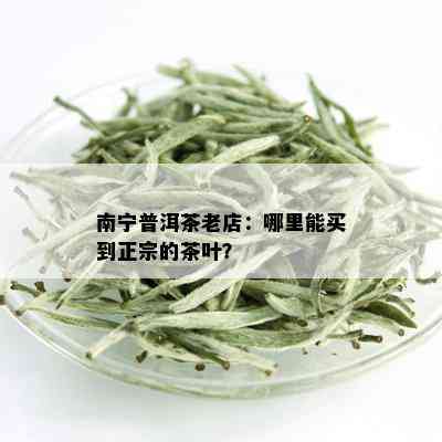 南宁普洱茶老店：哪里能买到正宗的茶叶？