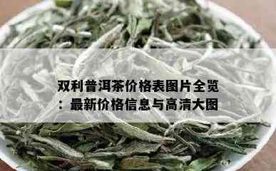 双利普洱茶价格表图片全览：最新价格信息与高清大图