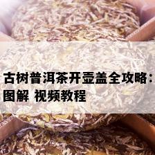 古树普洱茶开壶盖全攻略：图解 视频教程