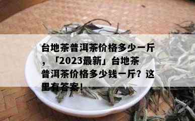 台地茶普洱茶价格多少一斤，「2023最新」台地茶普洱茶价格多少钱一斤？这里有答案！