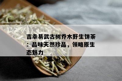 吉幸易武古树乔木野生饼茶：品味天然珍品，领略原生态魅力