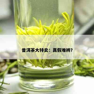 普洱茶大特卖：真假难辨？