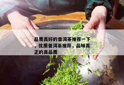 品质真好的普洱茶推荐一下，优质普洱茶推荐，品味真正的高品质