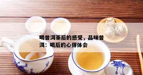 喝普洱茶后的感受，品味普洱：喝后的心得体会