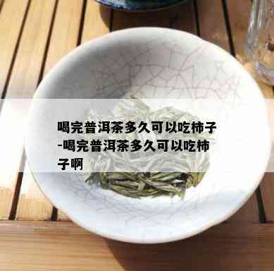 喝完普洱茶多久可以吃柿子-喝完普洱茶多久可以吃柿子啊