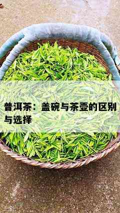 普洱茶：盖碗与茶壶的区别与选择