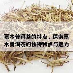 嘉木普洱茶的特点，探索嘉木普洱茶的独特特点与魅力