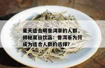 夏天适合喝普洱茶的人群，揭秘夏日饮品：普洱茶为何成为适合人群的选择？