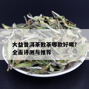 大益普洱茶散茶哪款好喝？全面评测与推荐