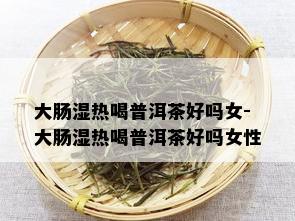 大肠湿热喝普洱茶好吗女-大肠湿热喝普洱茶好吗女性