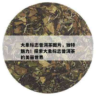 大象标志普洱茶图片，独特魅力！探索大象标志普洱茶的美丽世界