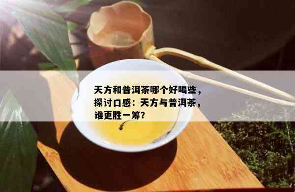 天方和普洱茶哪个好喝些，探讨口感：天方与普洱茶，谁更胜一筹？