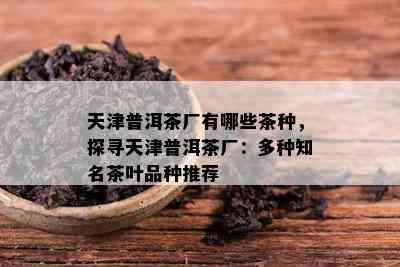 天津普洱茶厂有哪些茶种，探寻天津普洱茶厂：多种知名茶叶品种推荐