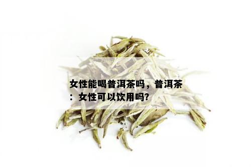 女性能喝普洱茶吗，普洱茶：女性可以饮用吗？