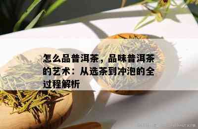 怎么品普洱茶，品味普洱茶的艺术：从选茶到冲泡的全过程解析