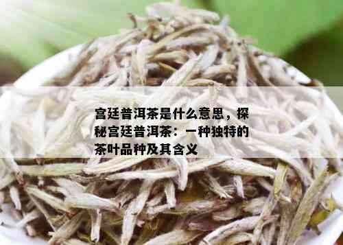 宫廷普洱茶是什么意思，探秘宫廷普洱茶：一种独特的茶叶品种及其含义