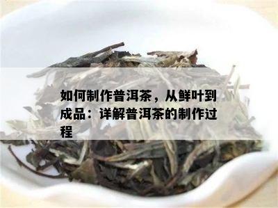 如何制作普洱茶，从鲜叶到成品：详解普洱茶的制作过程