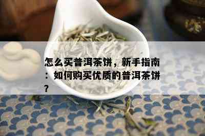 怎么买普洱茶饼，新手指南：如何购买优质的普洱茶饼？