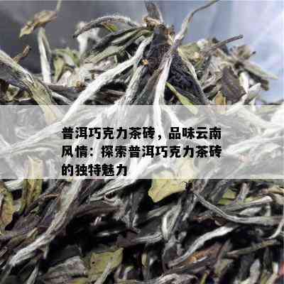 普洱巧克力茶砖，品味云南风情：探索普洱巧克力茶砖的独特魅力