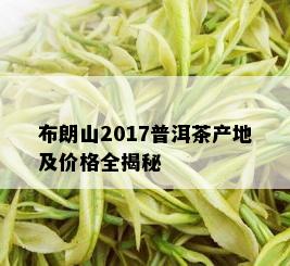 布朗山2017普洱茶产地及价格全揭秘